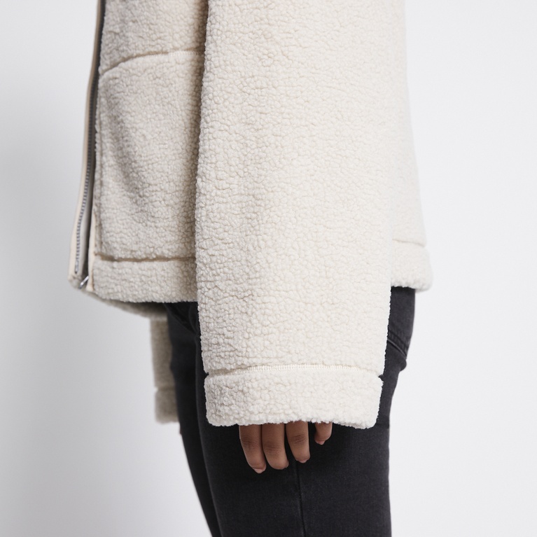 Pile jacket "Maxime" Off white